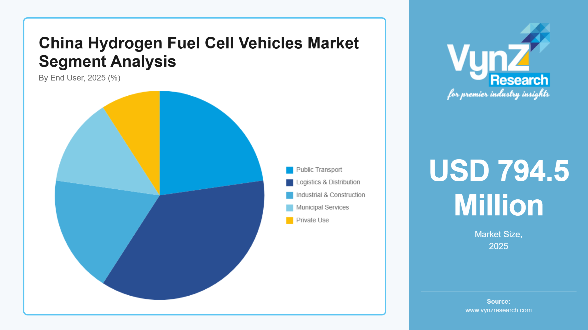 China Hydrogen Fuel Cell Vehicles Market Segment Analysis
